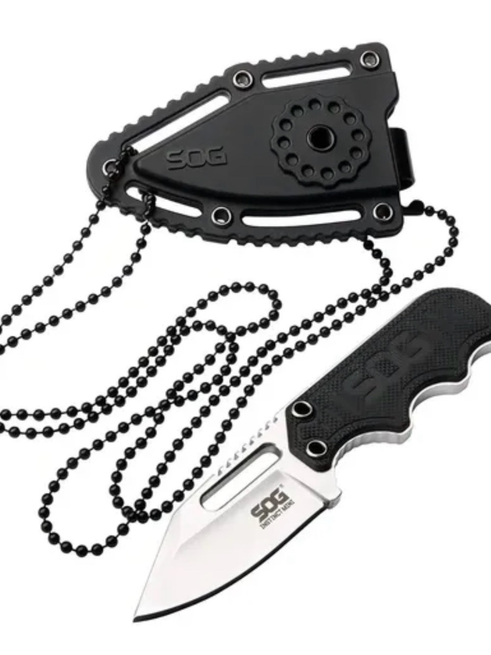 SOG Instinct Mini Fixed Blade Knife - Black